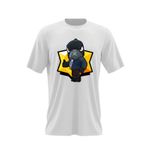 Fashion, accesorii si bijuterii - Barbati - Imbracaminte - Tricouri si bluze barbati - Tricou barbati Brawlers Crow Brawl Stars, alb, marime 2XL - Infinity.ro