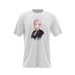 Fashion, accesorii si bijuterii - Barbati - Imbracaminte - Tricouri si bluze barbati - Tricou barbati BTS Jin Dynamite, alb, marime 2XL - Infinity.ro