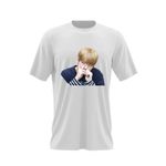 Fashion, accesorii si bijuterii - Barbati - Imbracaminte - Tricouri si bluze barbati - Tricou barbati BTS V Kim Tae-hyung, alb, marime 2XL - Infinity.ro