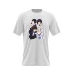Fashion, accesorii si bijuterii - Barbati - Imbracaminte - Tricouri si bluze barbati - Tricou barbati Bungo Stray Dogs Ghilda Detectivi Yasano, alb, marime 2XL - Infinity.ro