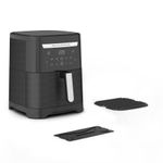 Electronice si Electrocasnice - Electrocasnice bucatarie - Aparate de gatit & desert - Friteuze - Air fryer 2 in 1 cu aer cald si gratar Tefal Easy Fry & Grill XXL EY801815 , 8 programe, 6.3 L, 2 zone de gatire - Infinity.ro