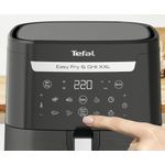 Electronice si Electrocasnice - Electrocasnice bucatarie - Aparate de gatit & desert - Friteuze - Air fryer 2 in 1 cu aer cald si gratar Tefal Easy Fry & Grill XXL EY801815 , 8 programe, 6.3 L, 2 zone de gatire - Infinity.ro