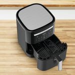 Electronice si Electrocasnice - Electrocasnice bucatarie - Aparate de gatit & desert - Friteuze - Air fryer 2 in 1 cu aer cald si gratar Tefal Easy Fry & Grill XXL EY801815 , 8 programe, 6.3 L, 2 zone de gatire - Infinity.ro