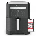 Electronice si Electrocasnice - Electrocasnice bucatarie - Aparate de gatit & desert - Friteuze - Air fryer 2 in 1 cu aer cald si gratar Tefal Easy Fry & Grill XXL EY801815 , 8 programe, 6.3 L, 2 zone de gatire - Infinity.ro