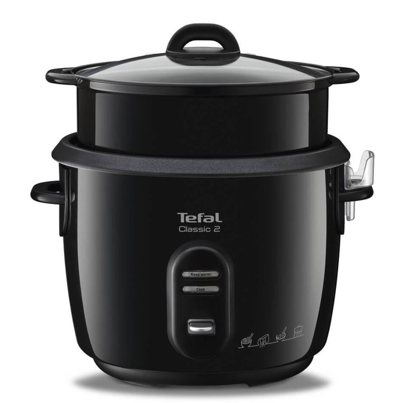 Electronice si Electrocasnice - Electrocasnice bucatarie - Aparate de gatit & desert - Multicooker - Aparat de gatit multifunctional Tefal Classic 2 RK103811, 600W, multicooker cu 3 programe de gatit, capacitte vas 5L - Infinity.ro