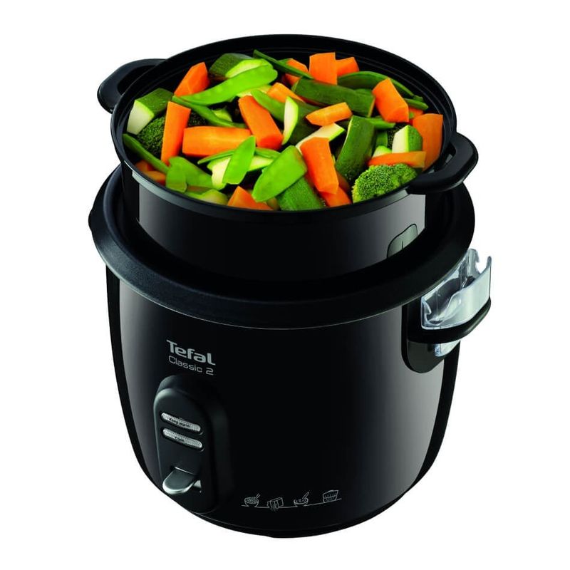 Electronice si Electrocasnice - Electrocasnice bucatarie - Aparate de gatit & desert - Multicooker - Aparat de gatit multifunctional Tefal Classic 2 RK103811, 600W, multicooker cu 3 programe de gatit, capacitte vas 5L - Infinity.ro