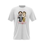 Fashion, accesorii si bijuterii - Barbati - Imbracaminte - Tricouri si bluze barbati - Tricou barbati Casa de Papel Bella Ciao Rebel, alb, marime 2XL - Infinity.ro