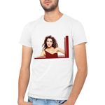 Fashion, accesorii si bijuterii - Barbati - Imbracaminte - Tricouri si bluze barbati - Tricou barbati Celine Dion Voice Beautiful Lady Award, alb, marime 2XL - Infinity.ro