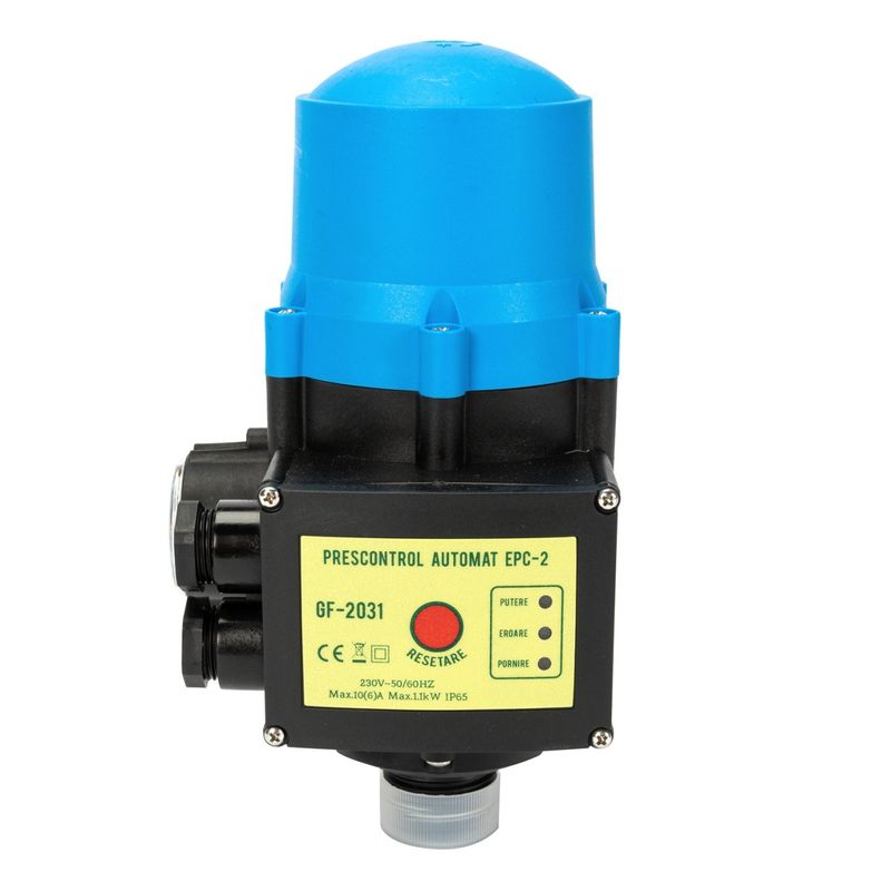 Casa si Gradina - Gradinarit si plante - Instalatii si accesorii pentru irigatii - Accesorii irigare - Prescontrol automat micul fermier racord 1" presiune maxima 10bar, cu manometru, Nu este adecvat utilizarii industriale - Infinity.ro