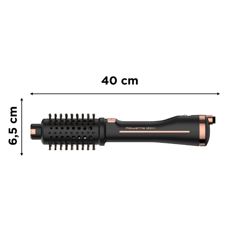 Ingrijire personala si Cosmetice - Aparate & accesorii ingrijire personala - Hair styling - Perii de par electrice - Peria rotativa cu aer cald Rowenta Ultimate Experience CF9620F0, 3 trepte temperatura, Functia avansata Style Assist - Infinity.ro