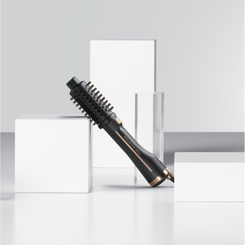 Ingrijire personala si Cosmetice - Aparate & accesorii ingrijire personala - Hair styling - Perii de par electrice - Peria rotativa cu aer cald Rowenta Ultimate Experience CF9620F0, 3 trepte temperatura, Functia avansata Style Assist - Infinity.ro