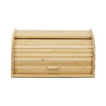 Casa si Gradina - Bucatarie si vesela - Organizare si depozitare bucatarie - Cutii alimentare - Cutie pentru paine din bambus cu capac glisant, raft superior, 38x28x18 cm, bambus natur maro - Infinity.ro