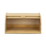 Casa si Gradina - Bucatarie si vesela - Organizare si depozitare bucatarie - Cutii alimentare - Cutie pentru paine din bambus cu capac glisant, raft superior, 38x28x18 cm, bambus natur maro - Infinity.ro
