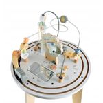Jucarii, Copii si Bebe - Jucarii si jocuri - Jucarii bebelusi - Jucarii interactive bebelusi - Masuta interactiva din lemn pentru copii cu labirint si jocuri motorii, 54 cm, multicolor - Infinity.ro