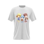 Fashion, accesorii si bijuterii - Barbati - Imbracaminte - Tricouri si bluze barbati - Tricou barbati Chibi Tetsuya Kuroko no Basket Echipa, alb, marime 2XL - Infinity.ro