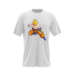Fashion, accesorii si bijuterii - Barbati - Imbracaminte - Tricouri si bluze barbati - Tricou barbati Christmas Anime Dragon Ball Z Goku Love Gift, alb, marime 2XL - Infinity.ro