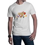 Fashion, accesorii si bijuterii - Barbati - Imbracaminte - Tricouri si bluze barbati - Tricou barbati Clash of Clans Dragons Race Classes Fire Strategy, alb, marime 2XL - Infinity.ro