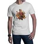 Fashion, accesorii si bijuterii - Barbati - Imbracaminte - Tricouri si bluze barbati - Tricou barbati Clash of Clans Gameplay Rotation Heroes Special Abilities, alb, marime 2XL - Infinity.ro