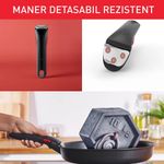 Casa si Gradina - Bucatarie si vesela - Vase pentru gatit - Tigai si seturi - Set de 3 piese Tefal Ingenio Generous Cook L3129053, tigaie de 22/26 cm, maner detasabil, indicator Thermo Signal - Infinity.ro