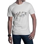 Fashion, accesorii si bijuterii - Barbati - Imbracaminte - Tricouri si bluze barbati - Tricou barbati Clash of Clans Skeletons Army Strategy Team Gameplay, alb, marime 2XL - Infinity.ro