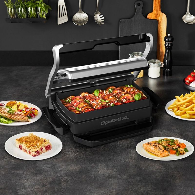Casa si Gradina - Bucatarie si vesela - Vase pentru gatit - Tavi copt - Accesoriu Snacking & Baking Tefal XA727810 pentru OptiGrill+ XL / Elite XL, 2 L, 3-5 portii, suprafata antiaderenta - Infinity.ro