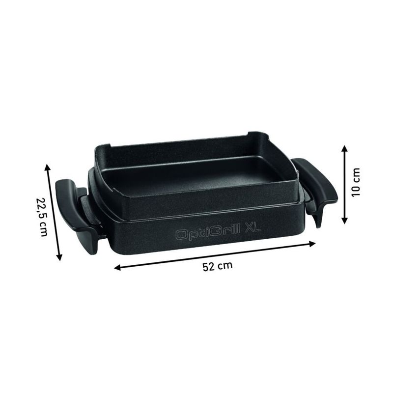 Casa si Gradina - Bucatarie si vesela - Vase pentru gatit - Tavi copt - Accesoriu Snacking & Baking Tefal XA727810 pentru OptiGrill+ XL / Elite XL, 2 L, 3-5 portii, suprafata antiaderenta - Infinity.ro