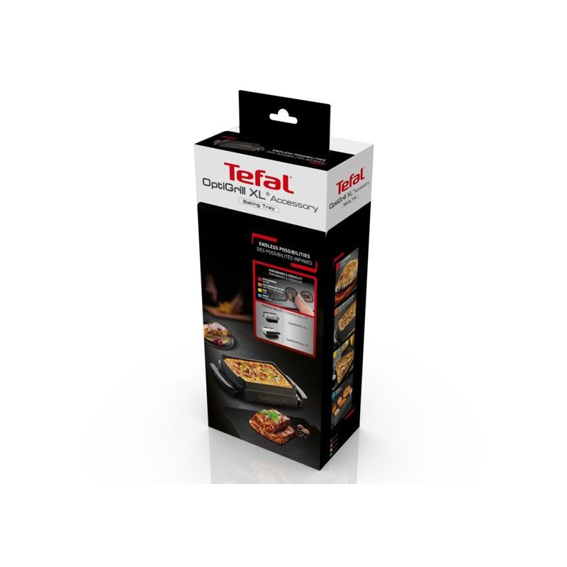 Casa si Gradina - Bucatarie si vesela - Vase pentru gatit - Tavi copt - Accesoriu Snacking & Baking Tefal XA727810 pentru OptiGrill+ XL / Elite XL, 2 L, 3-5 portii, suprafata antiaderenta - Infinity.ro