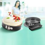 Casa si Gradina - Bucatarie si vesela - Vase pentru gatit - Tavi copt - Set 3 piese pentru copt Tefal Easybake J174S274, forma rotunda cu margini detasabile 25 cm, baza pentru savarina, tava - Infinity.ro