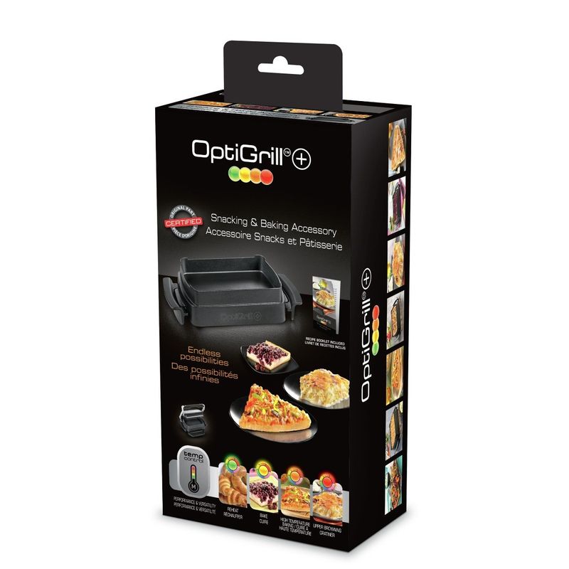 Casa si Gradina - Bucatarie si vesela - Vase pentru gatit - Tavi copt - Accesoriu Snacking & Baking Tefal XA725870 pentru OptiGrill+ si Elite, 1.6 L, pentru 2-4 portii, suprafata - Infinity.ro