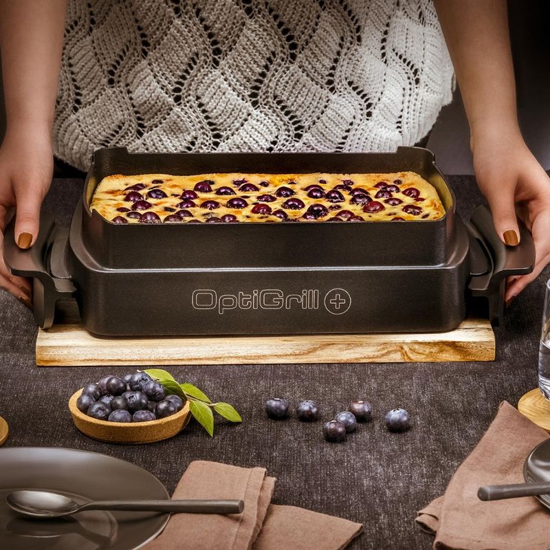 Casa si Gradina - Bucatarie si vesela - Vase pentru gatit - Tavi copt - Accesoriu Snacking & Baking Tefal XA725870 pentru OptiGrill+ si Elite, 1.6 L, pentru 2-4 portii, suprafata - Infinity.ro