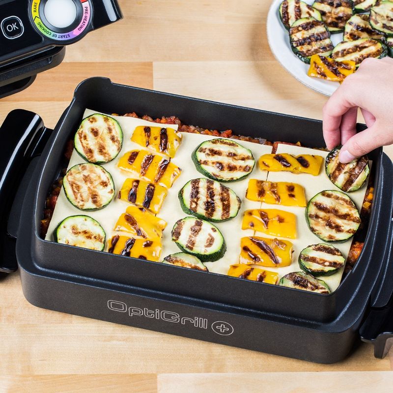 Casa si Gradina - Bucatarie si vesela - Vase pentru gatit - Tavi copt - Accesoriu Snacking & Baking Tefal XA725870 pentru OptiGrill+ si Elite, 1.6 L, pentru 2-4 portii, suprafata - Infinity.ro