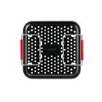Casa si Gradina - Bucatarie si vesela - Vase pentru gatit - Tavi copt - Set de 5 accesorii Tefal Dail'Easy J701S544 pentru friteuza de 4.6 L, invelis antiaderent, otel carbon, tava perforata - Infinity.ro