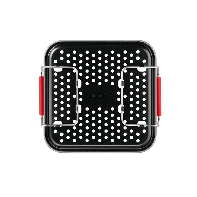 Casa si Gradina - Bucatarie si vesela - Vase pentru gatit - Tavi copt - Set de 5 accesorii Tefal Dail'Easy J701S544 pentru friteuza de 4.6 L, invelis antiaderent, otel carbon, tava perforata - Infinity.ro