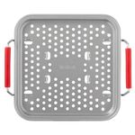 Casa si Gradina - Bucatarie si vesela - Vase pentru gatit - Tavi copt - Set de 5 accesorii Tefal Dail'Easy J701S544 pentru friteuza de 4.6 L, invelis antiaderent, otel carbon, tava perforata - Infinity.ro
