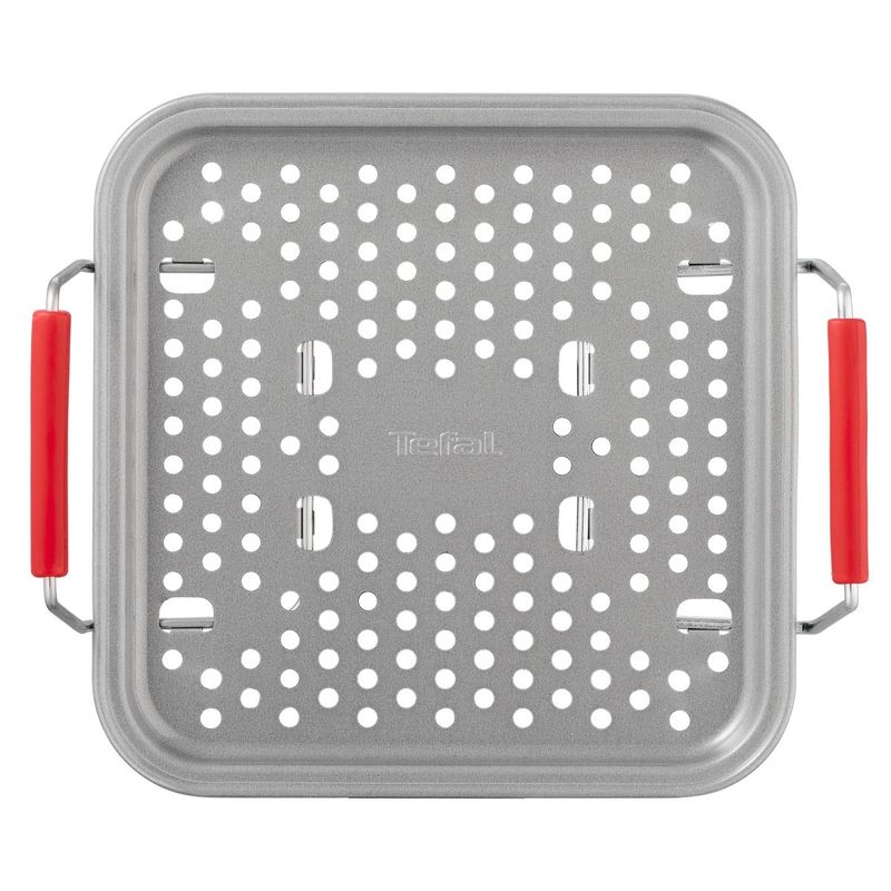Casa si Gradina - Bucatarie si vesela - Vase pentru gatit - Tavi copt - Set de 5 accesorii Tefal Dail'Easy J701S544 pentru friteuza de 4.6 L, invelis antiaderent, otel carbon, tava perforata - Infinity.ro