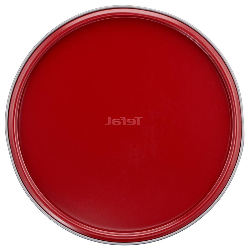 Casa si Gradina - Bucatarie si vesela - Vase pentru gatit - Tavi copt - Forma de copt DeliBake J1641474, antiaderenta, rotunda, 27 cm, otel carbon,  rosu - Infinity.ro