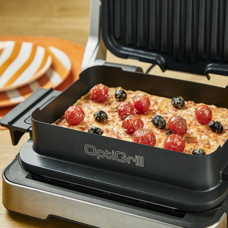Casa si Gradina - Bucatarie si vesela - Vase pentru gatit - Tavi copt - Accesoriu tava pentru coacere Tefal Snacking & Baking XA732810, 1.6 L, compatibil cu gratarul electric OptiGrill 4 in 1 - Infinity.ro