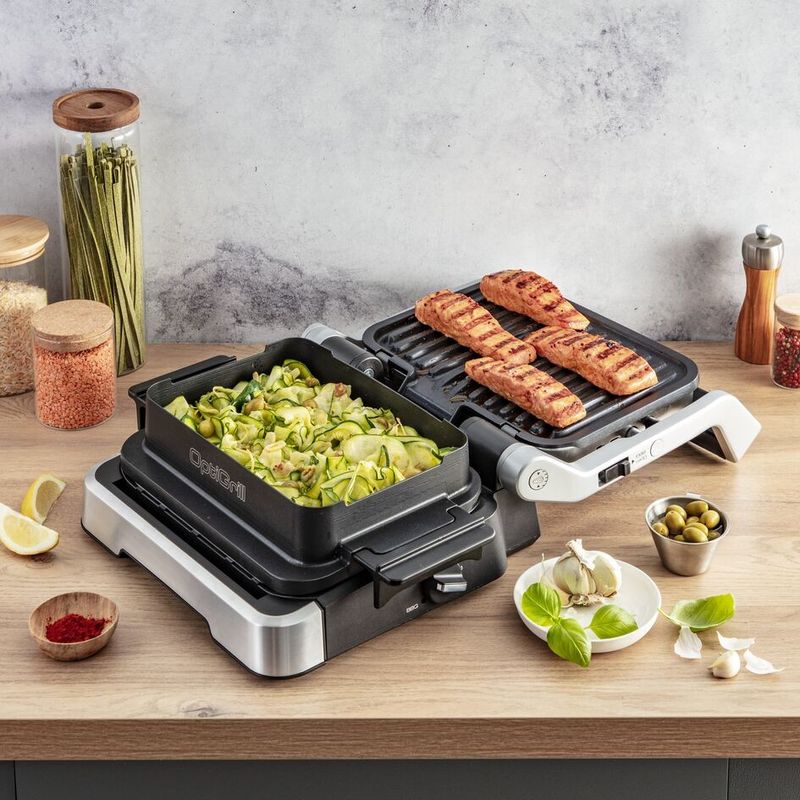 Casa si Gradina - Bucatarie si vesela - Vase pentru gatit - Tavi copt - Accesoriu tava pentru coacere Tefal Snacking & Baking XA732810, 1.6 L, compatibil cu gratarul electric OptiGrill 4 in 1 - Infinity.ro