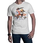 Fashion, accesorii si bijuterii - Barbati - Imbracaminte - Tricouri si bluze barbati - Tricou barbati Clash Royale Carry Skeletons Weapons Knight, alb, marime 2XL - Infinity.ro