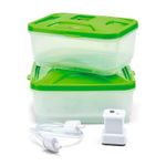 Casa si Gradina - Bucatarie si vesela - Organizare si depozitare bucatarie - Cutii alimentare - Set caserole VacuPack XA258010 Tefal pentru aparatul de vidat VacuPack Plus Tefal  VT2560 - Infinity.ro