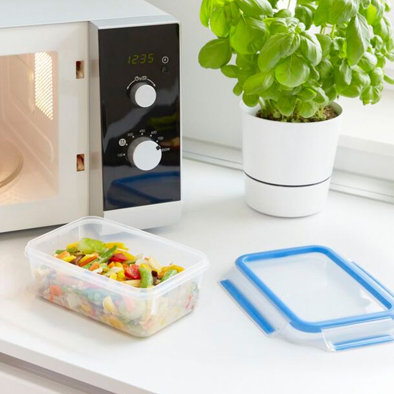 Casa si Gradina - Bucatarie si vesela - Organizare si depozitare bucatarie - Cutii alimentare - Set de 3 caserole MasterSeal Plastic K3028912, inchidere etans, 0.55 / 1 / 2.3 L, plastic, transparent - Infinity.ro