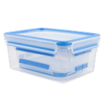 Casa si Gradina - Bucatarie si vesela - Organizare si depozitare bucatarie - Cutii alimentare - Set de 3 caserole MasterSeal Plastic K3028912, inchidere etans, 0.55 / 1 / 2.3 L, plastic, transparent - Infinity.ro