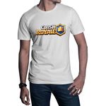 Fashion, accesorii si bijuterii - Barbati - Imbracaminte - Tricouri si bluze barbati - Tricou barbati Clash Royale Logo Multiplayer Platform Cannon Team, alb, marime 2XL - Infinity.ro