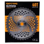 Casa si Gradina - Gradinarit si plante - Utilaje gradina - Consumabile si accesorii utilaje de gradina - Disc motocoasa 40T ondulat cu Vidia 255x25,4x1,3 mm ROTOR - Infinity.ro