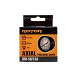 Casa si Gradina - Sanitare - Instalatii hidro - Fitinguri - RM-50/12A, Manometru axial apa 0-12 bar, 50 mm, conexiune 1/4", ROTOR - Infinity.ro