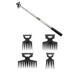 Casa si Gradina - Gradinarit si plante - Unelte gradinarit - Lopeti si unelte de sapat - Set sapa telescopica multifunctionala cu 4 capete (11, 8, 6, 5 dinti) ROTOR RST-5.11 - Infinity.ro