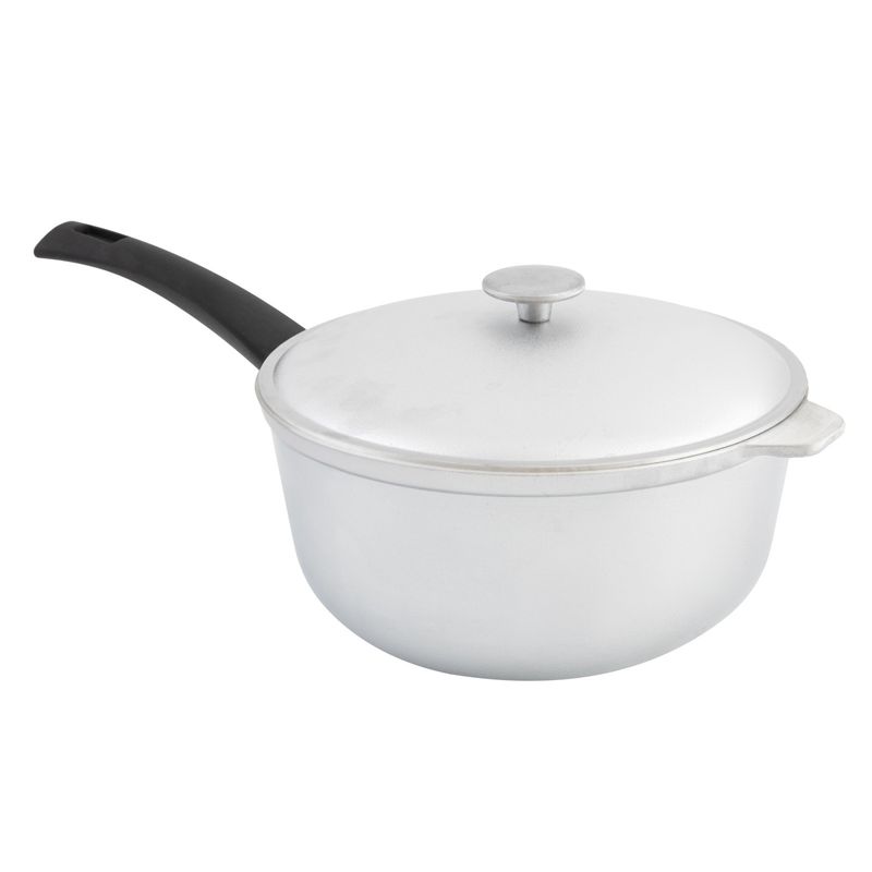 Casa si Gradina - Bucatarie si vesela - Vase pentru gatit - Oale si cratite - Ceaun din aluminiu alimentar capac si maner, capacitate 5 litri ELEFANT - Infinity.ro