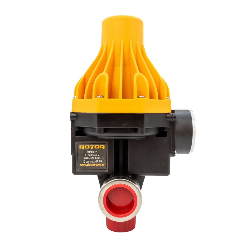 Casa si Gradina - Gradinarit si plante - Instalatii si accesorii pentru irigatii - Pompe apa - Prescontrol automat cu manometru pentru pompa de apa ROTOR RWPC-3, 1100W 1.5bar - Infinity.ro