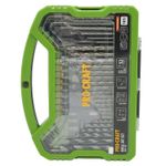 Casa si Gradina - Constructii - Scule electrice si accesorii - Seturi si accesorii pentru gaurit si insurubat - Set de biti PROCRAFT DBS-101, 101 piese - Infinity.ro