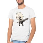 Fashion, accesorii si bijuterii - Barbati - Imbracaminte - Tricouri si bluze barbati - Tricou barbati Claymore Teresa Otaku Weeb, alb, marime 2XL - Infinity.ro